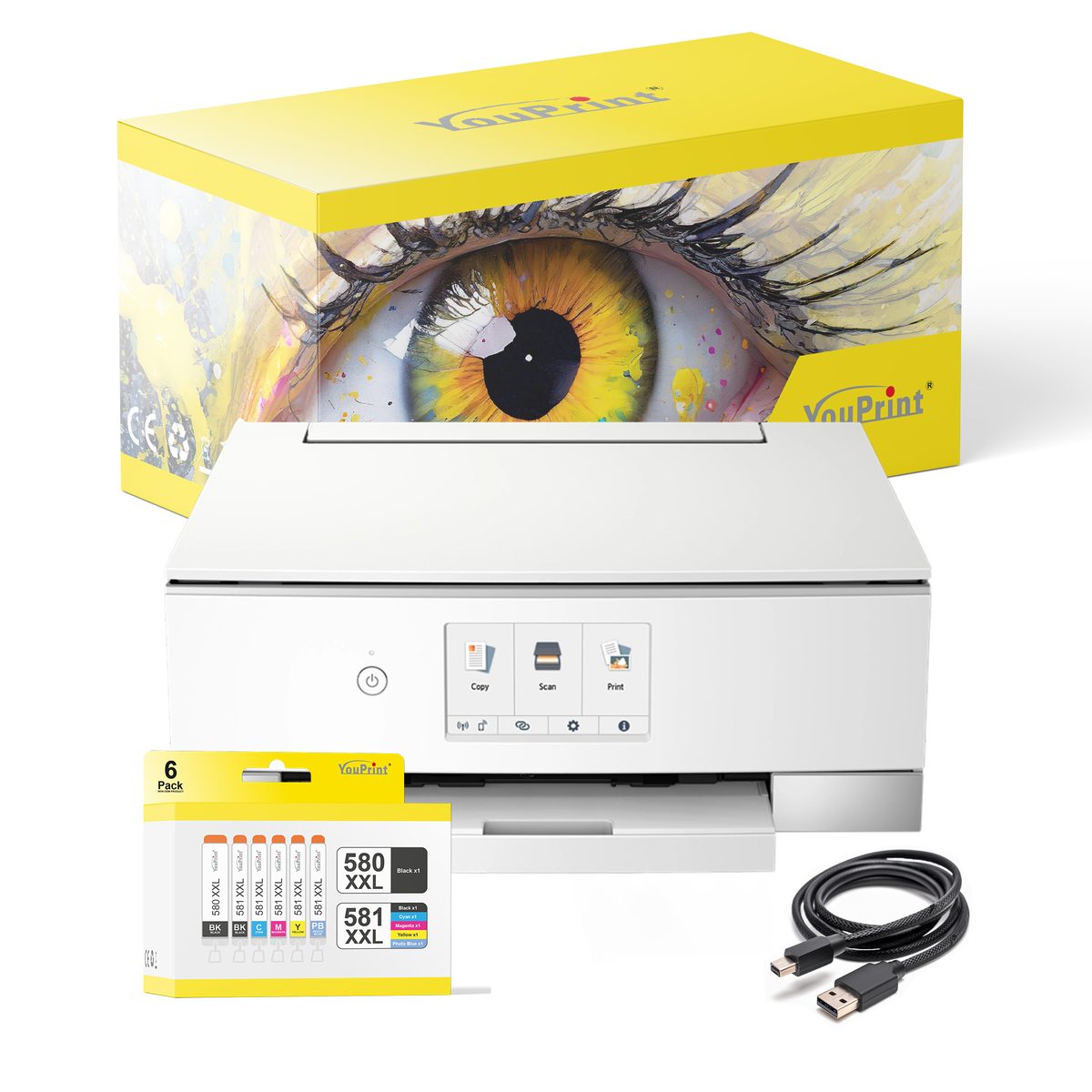 Canon PIXMA TS8351a mit youprint 6er-Set